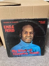 EMILE FORD MY KIND OF COUNTRY MUSIC LP, SIGNED COVER , TRLPS007, VG+