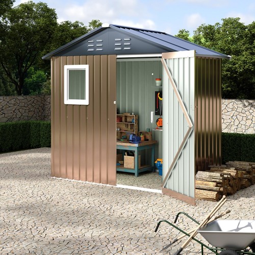 Outdoor metal storage - 6'x,