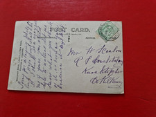 ROYAL IRISH CONSTABULARY RELATED POSTCARD DATED 1910