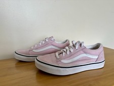 Vans Pink Suede Ladies Trainers Size 5 Worn Twice Fab Condition