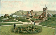 Aberystwyth view from - view, castle