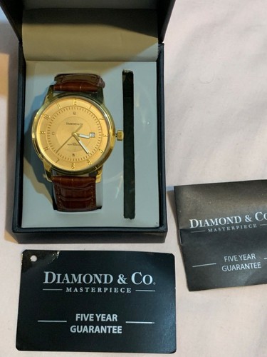 Diamond and mens watch - co,