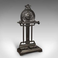 Antique ornate stick stand - antique,