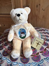 2000 Holy Bears Ecclesia God Bless Our Church Teddy Soft Plush Stuffed Toy 8"