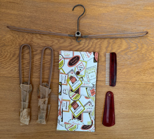 Vintage travel set folding - vintage,