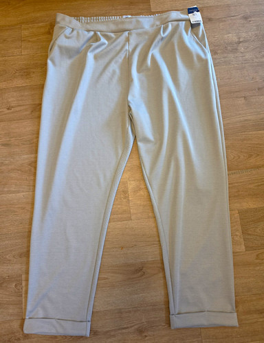 Ladies grey tapered zigzag