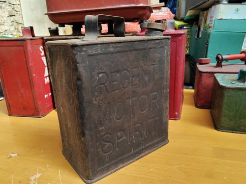 Vintage petrol jerry - petrol, with
