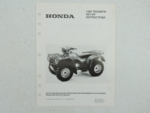 1995 honda trx400fw - 1995, 400