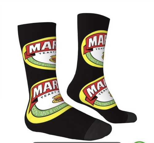 Black socks marmite novelty - socks,