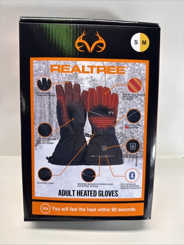 Realtree adult heated gloves - heated,