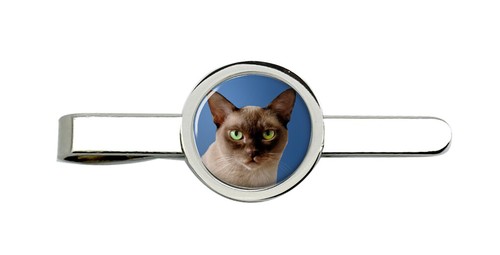 Burmese cat tie clip - cat,