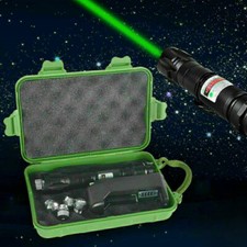 10000M Green Laser Pointer Pen 532NM Rechargable Visible Beam Torche with Box