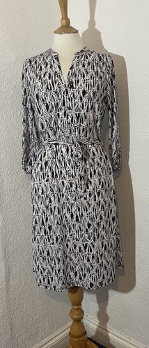 Bhs size dress black white - 12,