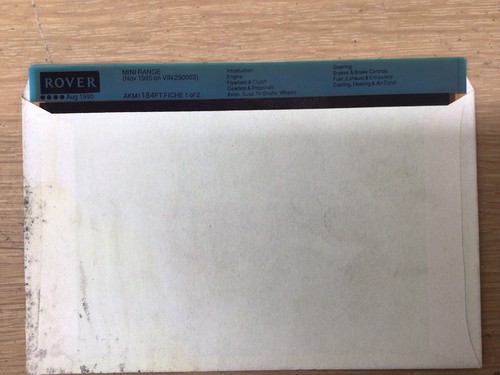 Parts microfiche set austin - parts,