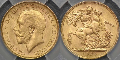 1924 melbourne sovereign - 1924,