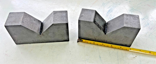 Large 6in vee blocks - vee,