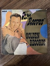 Jim Reeves Golden Records 12” Vinyl Double Sided 12 Tracks 1970