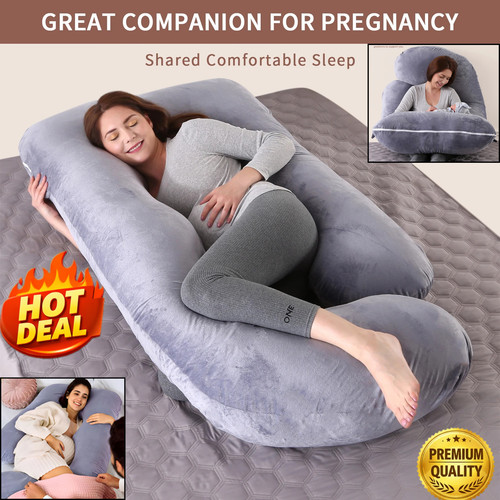 Pregnancy pillow g shaped - pregnancy, 59"