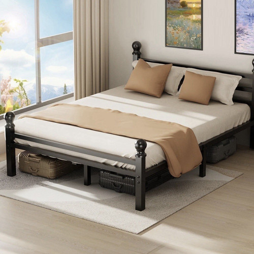 Metal queen bed frame - metal,