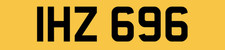 RAPIDO MOTORHOME 696F MODEL QUALITY SHORT IH PRIVATE REG NUMBER PLATE IHZ 696