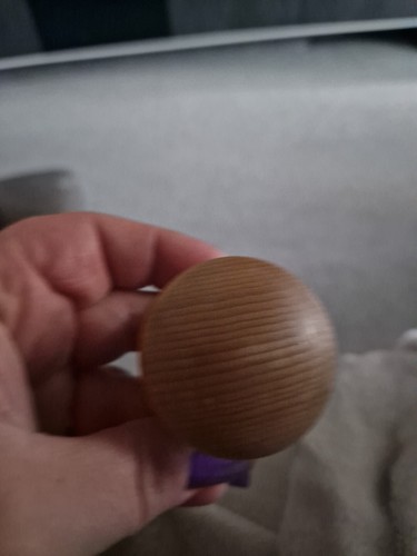 Wooden knob handle - wooden, /