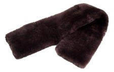 MERINO LAMSKIN WOOL GIRTH SLEEVE Luxury Soft 60cm For Dressage Girths Brown