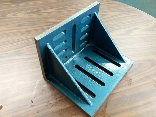 Slotted angle plate webbed - webbed, end