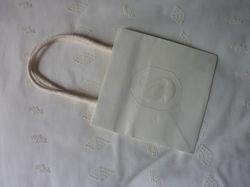 Swarovski ivory carrier bag - bag, 7"