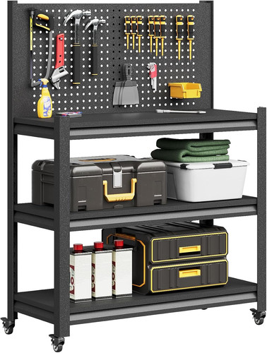 Workbench with pegboard - workbench,