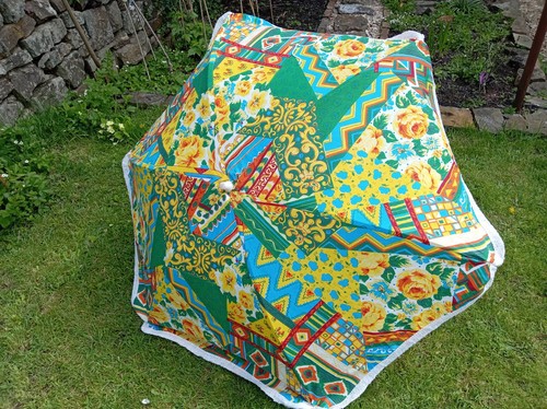 Vintage garden parasol - vintage,