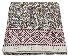 Indian kantha quilt - kantha,