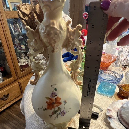 Rudolstadt porcelain vase hand - porcelain,
