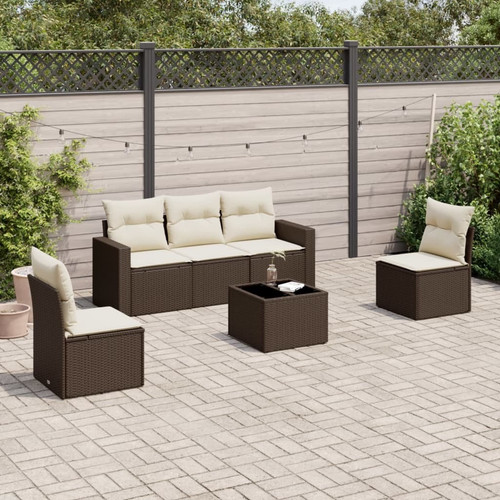 Garden sofa set brown - set,