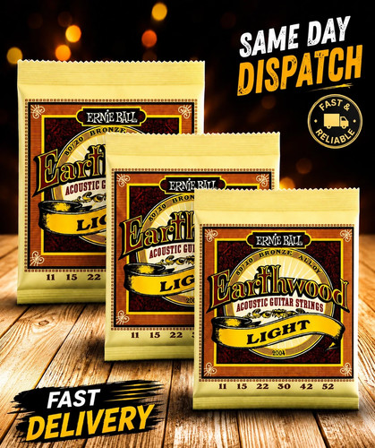3pack ernie ball earthwood - 3pack,
