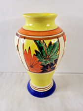 Clarice Cliff Umbrellas Pattern Shape 186 Vase (Listing 96)