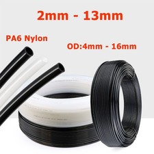 ID 2mm-13mm PA6 Nylon Hard Pipe Tube Air Line Air Ride Pneumatic Fuel Oil Tubing