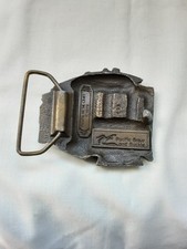 VINTAGE BRASS BELT BUCKLE OF