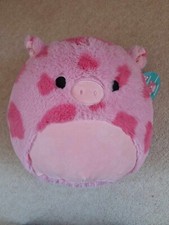 Squishmallows Fuzz A Mallows GWENDLE pig 12" tag attached exclusive