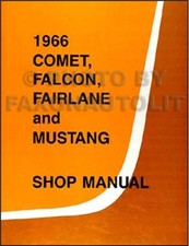 1966 ford shop manual - manual, 66