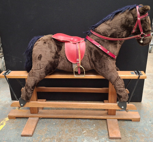 Pegasus rocking horse brown - pegasus,
