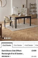 Next Bronx Dining Table and Bench Set