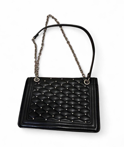 Black quilted studded - quilted,