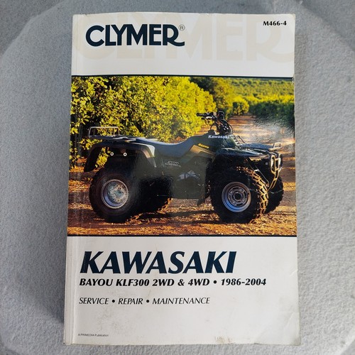 Kawasaki bayou klf300 service - kawasaki,