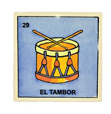 #29 El Tambor Lotería Tile