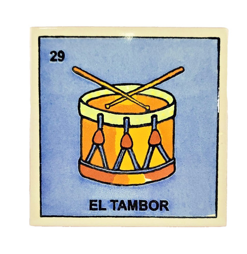 Lotería tile el tambor - tile,