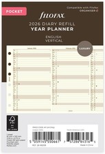 Filofax Pocket Vertical Year