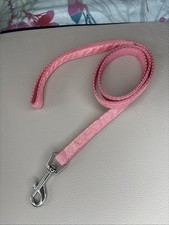 Dog-Puppy 1 Metre Standard Fabric lead - Pink Iridescent