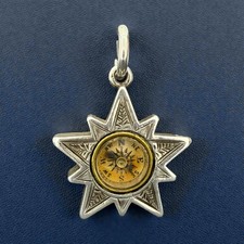 Antique 1876 Compass Star
