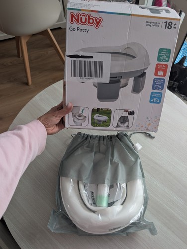 Nuby potty portable - go,
