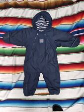 Jojo Maman Bebe SNOWSUIT 9-12m  Waterproof Fleece Lined ALL-IN-ONE Pramsuit